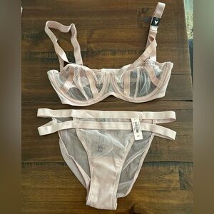 NWT Victoria Secret pink/nude set